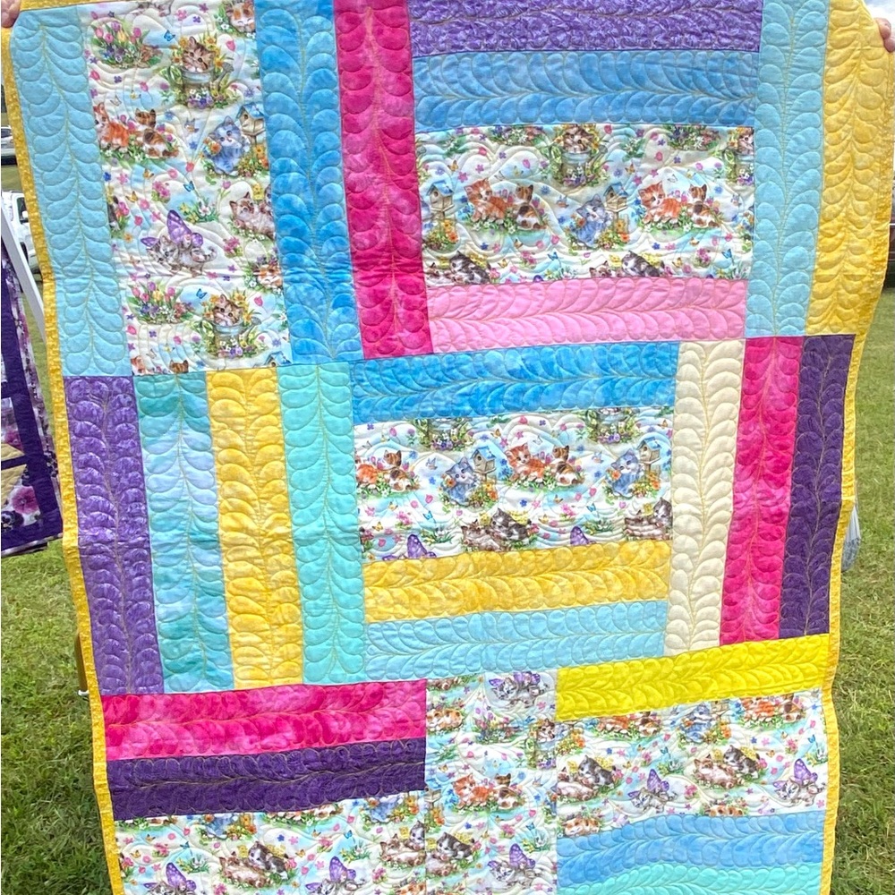 Colorful Patchwork Quilt New